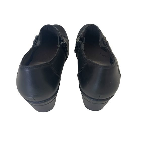 Clarks Womens Emslie Warren Side Button Shooties Black Leather Size 7M - Picture 5 of 7